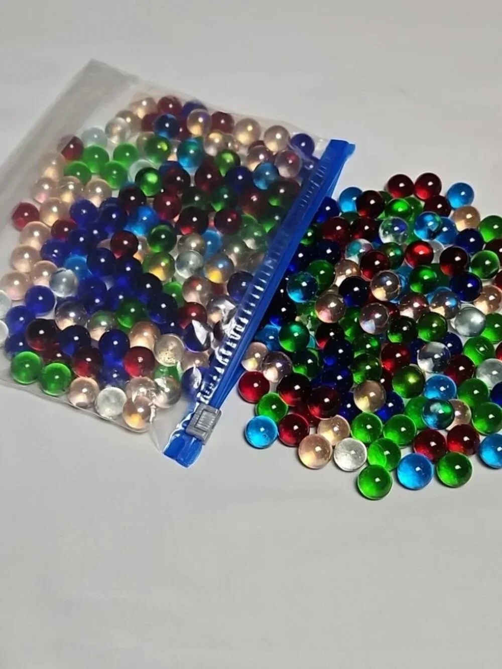 Translucent Multicolor 14mm Glass Marbles 320pcs Vase Filler Fishtank Crafts T4